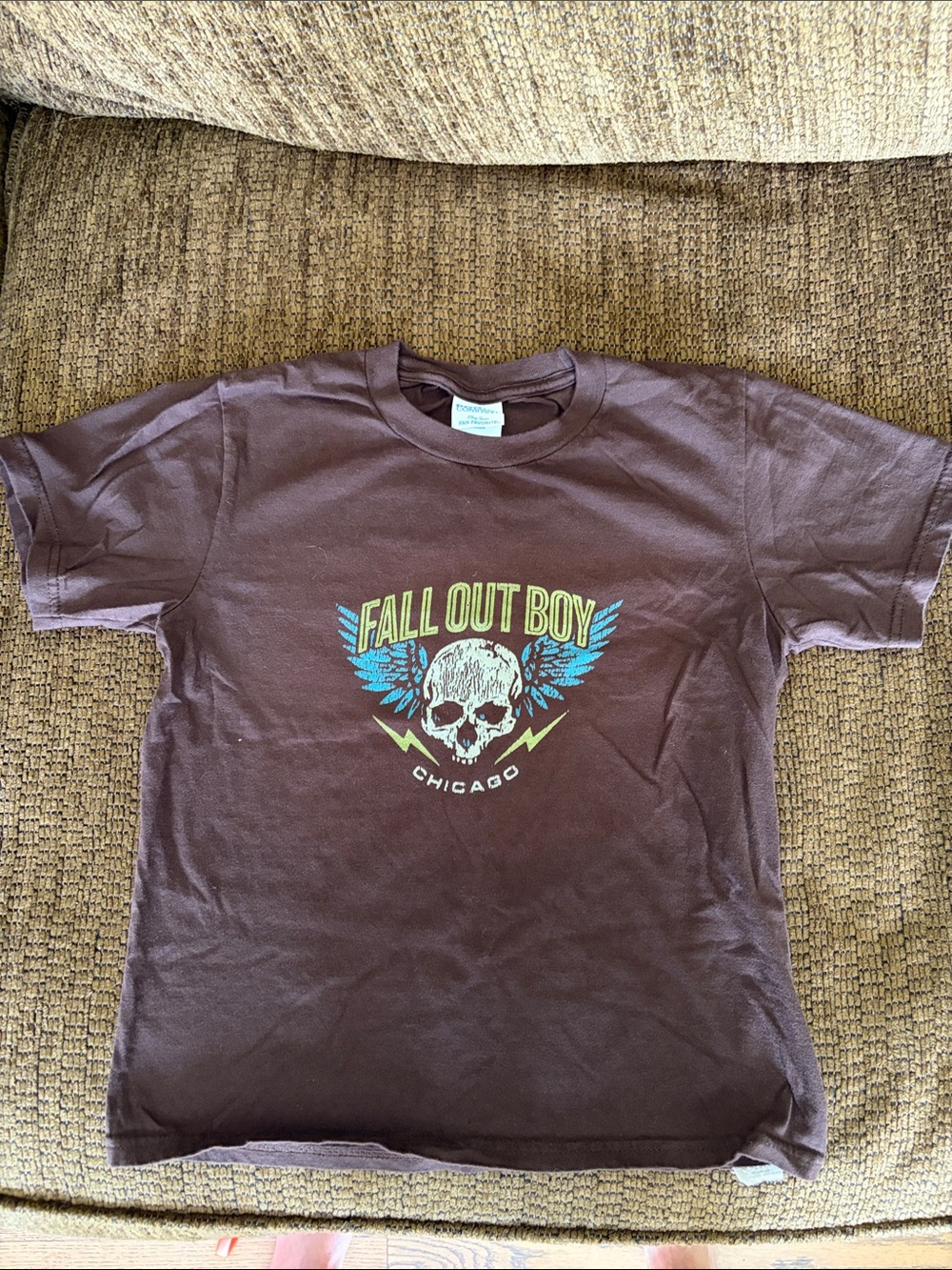 Kids Brown Fall Out Boy Band T-Shirt